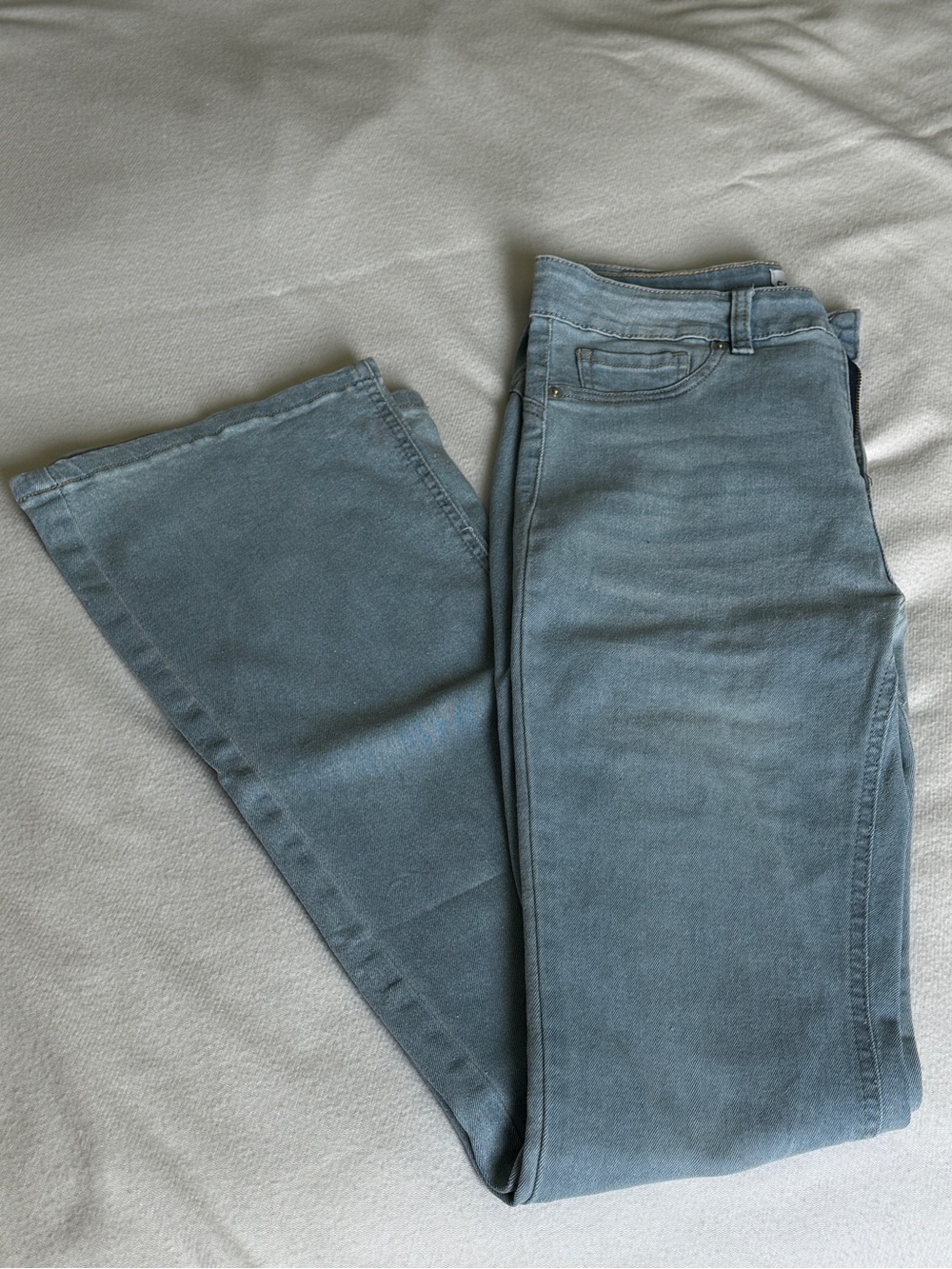 Fashion Nova Light Wash Flare Jeans